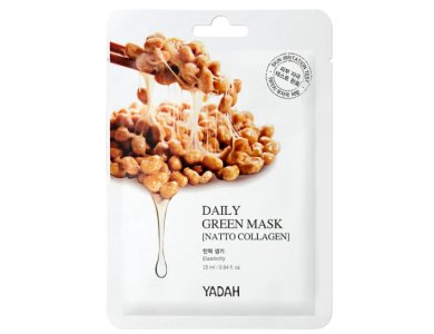 Yadah Daily Green Mask Natto Collagen, Μάσκα Προσώπου για Σύσφιξη, 1τμχ