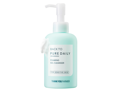 Thank You Farmer Back to Pure Daily Foaming Gel Cleanser, Gel Καθαρισμού Προσώπου για Ευαίσθητες Επιδερμίδες, 200ml