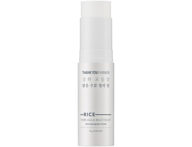 Thank You Farmer Rice Pure Aqua Multi Balm, Ενυδατικό Πολυχρηστικό Βάλσαμο με Εκχύλισμα Ρυζιού για Ξηρές Περιοχές, 10gr