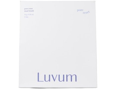 Luvum Pore Reset Mud Mask Μάσκα Προσώπου με Σμηγματορυθμιστική Δράση, 5τμχ