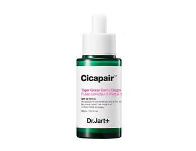 Dr. Jart+ Cicapair Tiger Grass Camo Drops SPF35 Καταπραϋντικός Ορός για το Πρόσωπο, 30ml