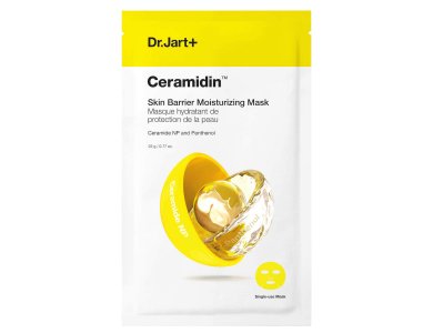 Dr. Jart+ Ceramidin Skin Barrier Moisturizing Mask, Ενυδατική Μάσκα Προσώπου για Ξηρή Επιδερμίδα, 22g