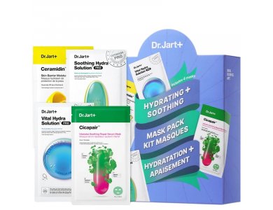 Dr.Jart+ Mask Kit Hydrating+Soothing & Hydratation+Apaisement Σετ Μάσκες Προσώπου, 4τμχ