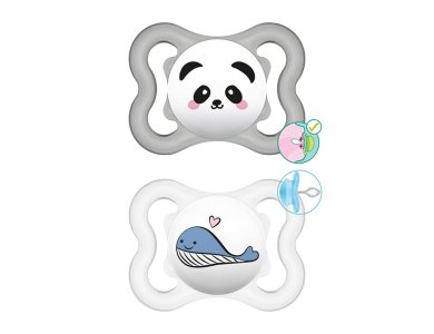 Mam Supreme, Πιπίλα Σιλικόνης 2-6m, 2τεμ