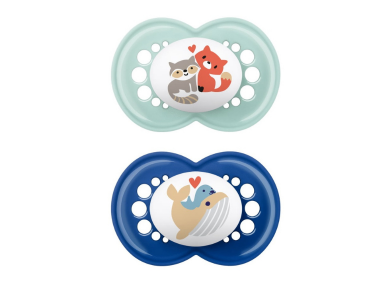 Mam Original Ορθοδοντική Πιπίλα Σιλικόνης, 2τμχ