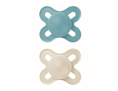 Mam Original Start, Ορθοδοντική Πιπίλα Σιλικόνης 0-2m, 2τεμ