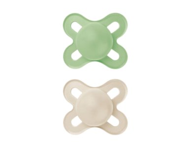 Mam Original Start, Ορθοδοντική Πιπίλα Σιλικόνης 0-2m, 2τεμ
