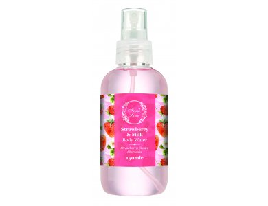 Fresh Line  Strawberry & MIlk, Φράουλα & Γάλα Body Water 150ml