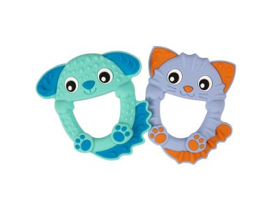 PlayGro Soothe & Chew Κρίκοι Οδοντοφυΐας Σιλικόνης, 1τμχ