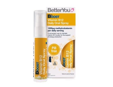 BetterYou Boost B12 Συμπλήρωμα Διατροφής B12 σε Υπογλώσσιο Spray, 25ml