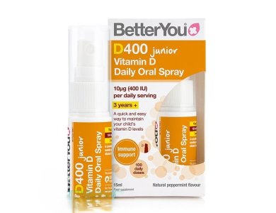 BetterYou D400 IU (10μg) Junior Spray D3 Βιταμίνη D για Παιδιά σε Σπρέι, 15ml