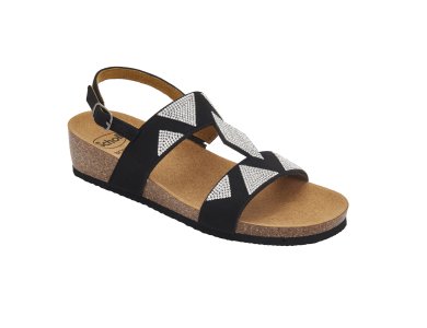 Scholl Dubai Black, Ανατομικό Σανδάλι, Νο39