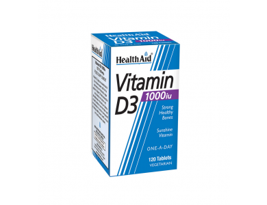 Health Aid Vitamin D3 1000i.u. 120tabs