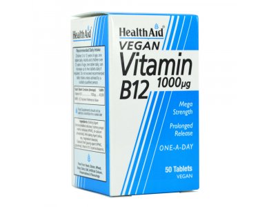 Health Aid Vitamin B12 1000μg 50tabs