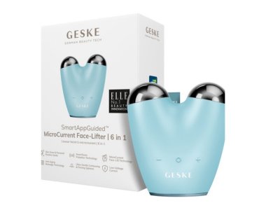 Geske MicroCurrent Face-Lifter, Συσκευή Σύσφιξης προσώπου, Χρώμα Τιρκουάζ, 6 in 1