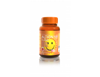 Altion Kids D3 Sun, Συμπλήρωμα Διατροφής με Βιταμίνη D3 για Βρέφη & Παιδιά, 60 Ζελεδάκια