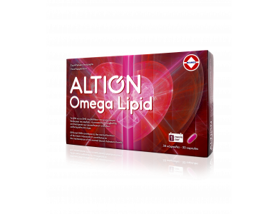 Altion Omega, Λιπαρά Οξέα και Μονακολίνη Κ για τον Έλεγχο της Χοληστερίνης, 30softgels