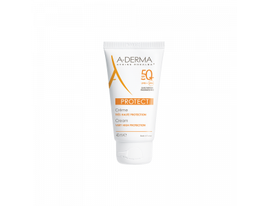 A-derma PROTECT Crème visage SPF50+ Sans parfum 40ml