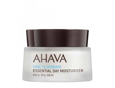 Ahava Time To Hydrate Essential Day Moisturizer - Very Dry Skin, Ενυδατική Κρέμα Ημέρας Για Πολύ Ξηρό Δέρμα, 50ml