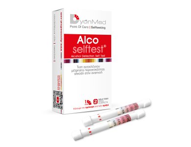 DyonMed Alco selftest Τεστ Αυτοελέγχου Μέτρησης Περιεκτικότητας Αλκοόλ στην Αναπνοή, 2τμχ