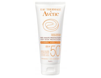 Avene Lait Mineral SPF50+ Αντιηλιακό Γαλάκτωμα Σώματος, για το Μη Ανεκτικό Δέρμα, 100ml