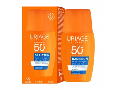 Uriage Bariesun Ultra Light Fluid Αντηλιακό Προσώπου Υψηλής Προστασίας SPF50+ 30m