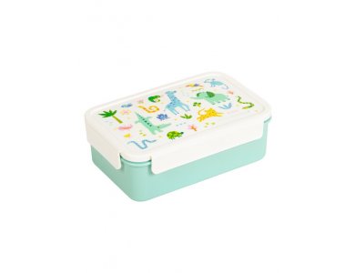 A little lovely company: Δοχείο φαγητού Bento με χωρίσματα- 1,2 L - Jungle