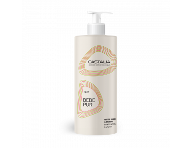 Castalia Bebe Pur Gentle Shower & Shampoo, Απαλό Παιδικό Καθαριστικό για Σώμα & Μαλλιά, 1lt