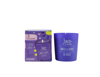 Aloe+Colors Scented Candle Be Lovely, Αρωματικό Κερί Σόγιας