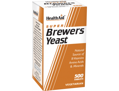 Health Aid Super Brewers Yeast 500tabs