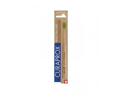 Curaprox CS 5460 Wood Ultra Soft, Ξύλινη Οδοντόβουρτσα Πολύ Μαλακή, 1τμχ