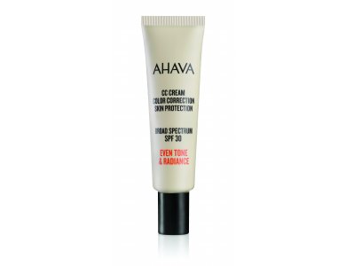 Ahava CC Cream Color Correction Skin Protection Broad Spectrum Κρέμα Διόρθωσης Χρώματος Ευρέως Φάσματος SPF30, 30ml