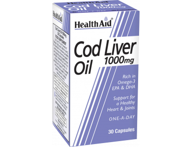 Health Aid Cod Liver Oil 1000mg 30caps