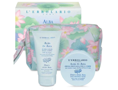 L'erbolario Alba in Asia Beauty Pochette με Scrub Σώματος, 50ml & Αρωματική Κρέμα Σώματος, 75ml