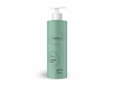 Castalia Dermopur Face Cleansing Gel, Απαλό Αφρίζον Καθαριστικό Gel Προσώπου Για Λιπαρή Ευαίσθητη Επιδερμίδα, 400ml