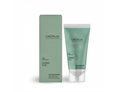 Castalia Dermopur Face Peeling Cream, Κρέμα Ήπιας Απολέπισης Προσώπου, 50ml