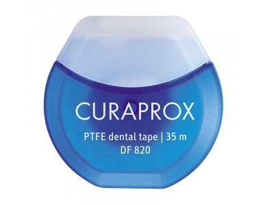Curaprox DF 820 PTFE Dental Tape, Μεσοδόντια Οδοντική Ταινία, 35m