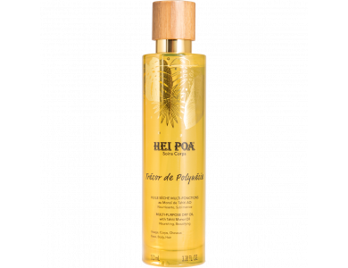 Hei Poa Monoi Dry Oil Tahiti, Ξηρό Λάδι Ενυδάτωσης & Θρέψης για Μαλλιά & Σώμα, 100ml