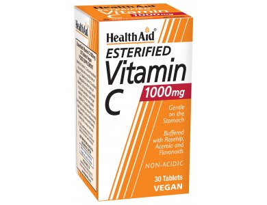Health Aid Esterified Vitamin C 1000mg Βιταμίνη C με Μορφή Ασκορβικού Ασβεστίου 30tabs