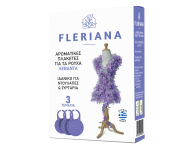 Power Health Fleriana, Φυσικό Αρωματικό για τα Ρούχα με 100% Εκχύλισμα Λεβάντας, 3τμχ