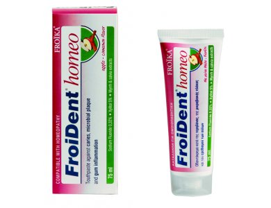 Froika Froident Homeo, Οδοντόκρεμα Μήλο - Κανέλλα 75ml