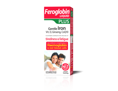 Vitabiotics Feroglobin Liquid Plus με Γεύση Μέλι-Πορτοκάλι, 200ml