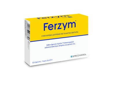 Specchiasol Ferzym, Συμπλήρωμα Διατροφής Με Γαλακτικά Βακτήρια, 30caps