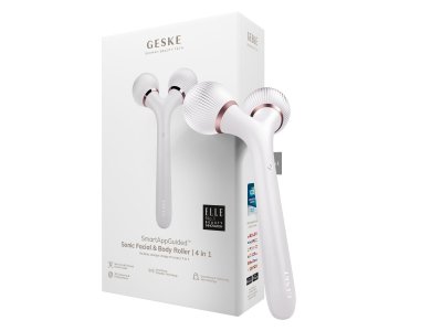 Geske SmartAppGuided Sonic Facial & Body Roller, Συσκευή Σύσφιξης & Αντιγήρανσης για Πρόσωπο & Σώμα, Starlight, 4 in 1