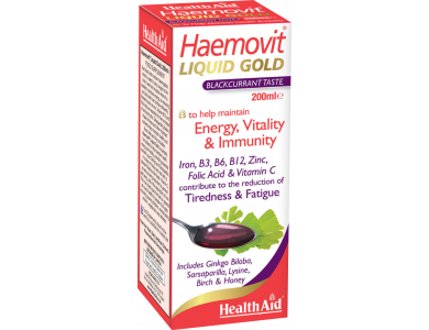 Health Aid Haemovit Liquid Gold 200ml