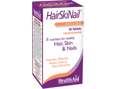 Health Aid Hair, Skin & Nail Formula 30caps