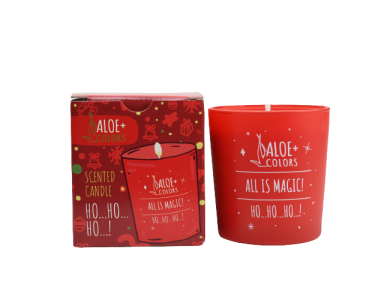 Aloe+Colors Scented Candle Ho Ho Ho!, Αρωματικό Κερί Σόγιας