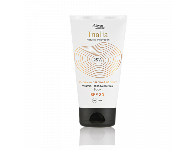 Power Health Inalia Vitamin - Rich Sunscreen Cream Body SPF 30, Αντηλιακή Κρέμα Σώματος Υψηλής Προστασίας, 150ml