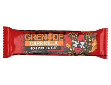 Grenade Carb Killa Peanut Nutter, Μπάρα Υψηλής Πρωτεΐνης, 60 gr