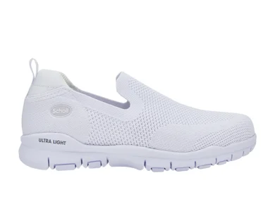 Scholl Jump Slip On White, Γυναικεία Ανατομικά Παπούτσια, Nο42